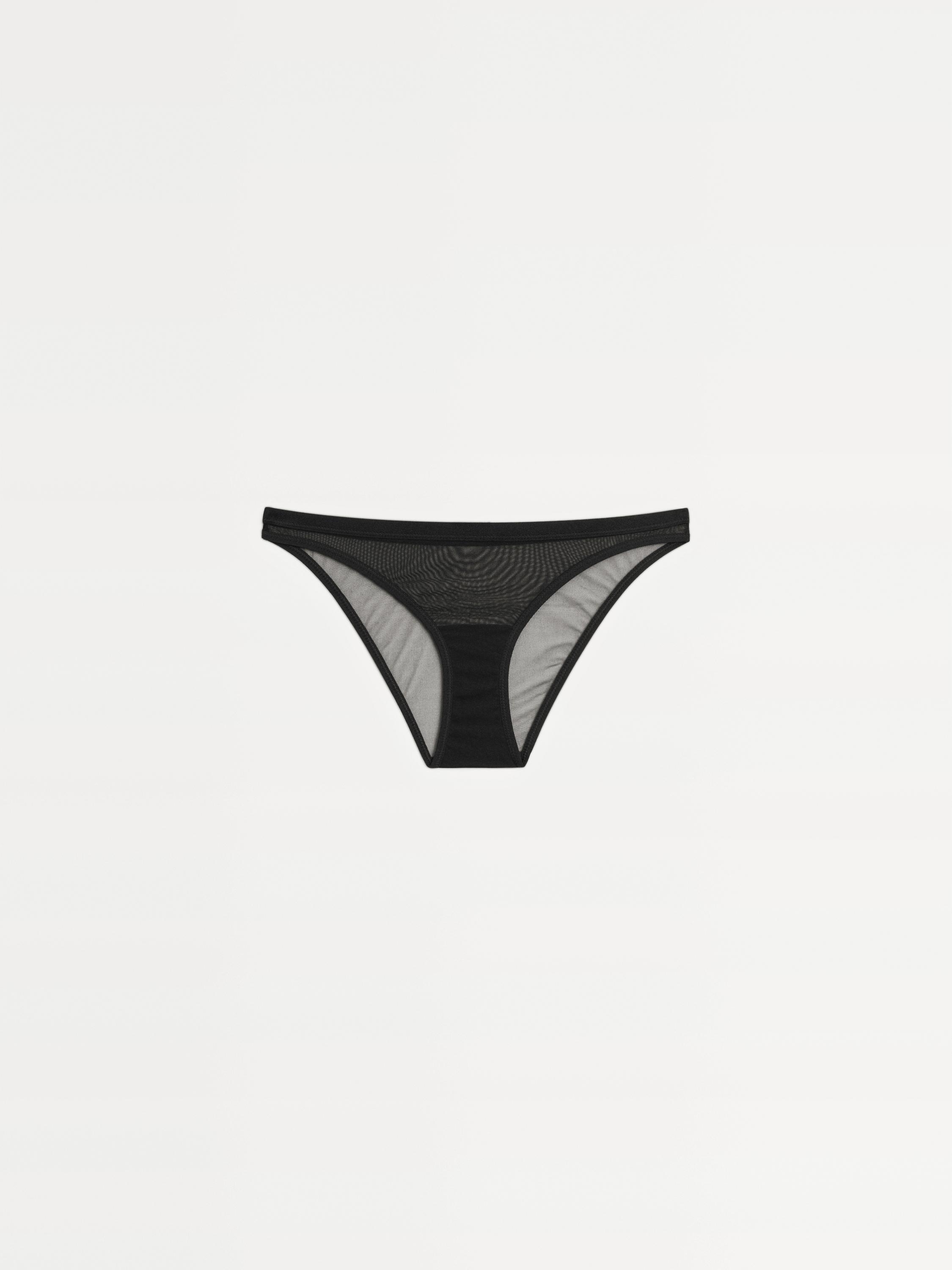 Culotte semi-transparente en mesh